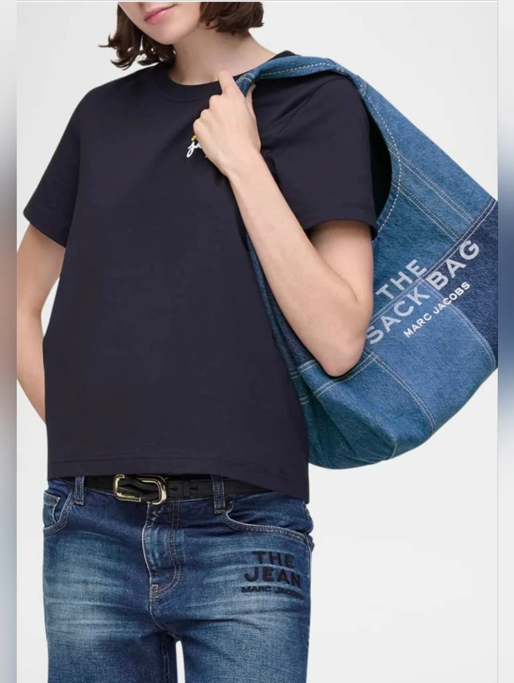 MARC JACOBS The Sack Bag in Denim - Picture 2 of 8
